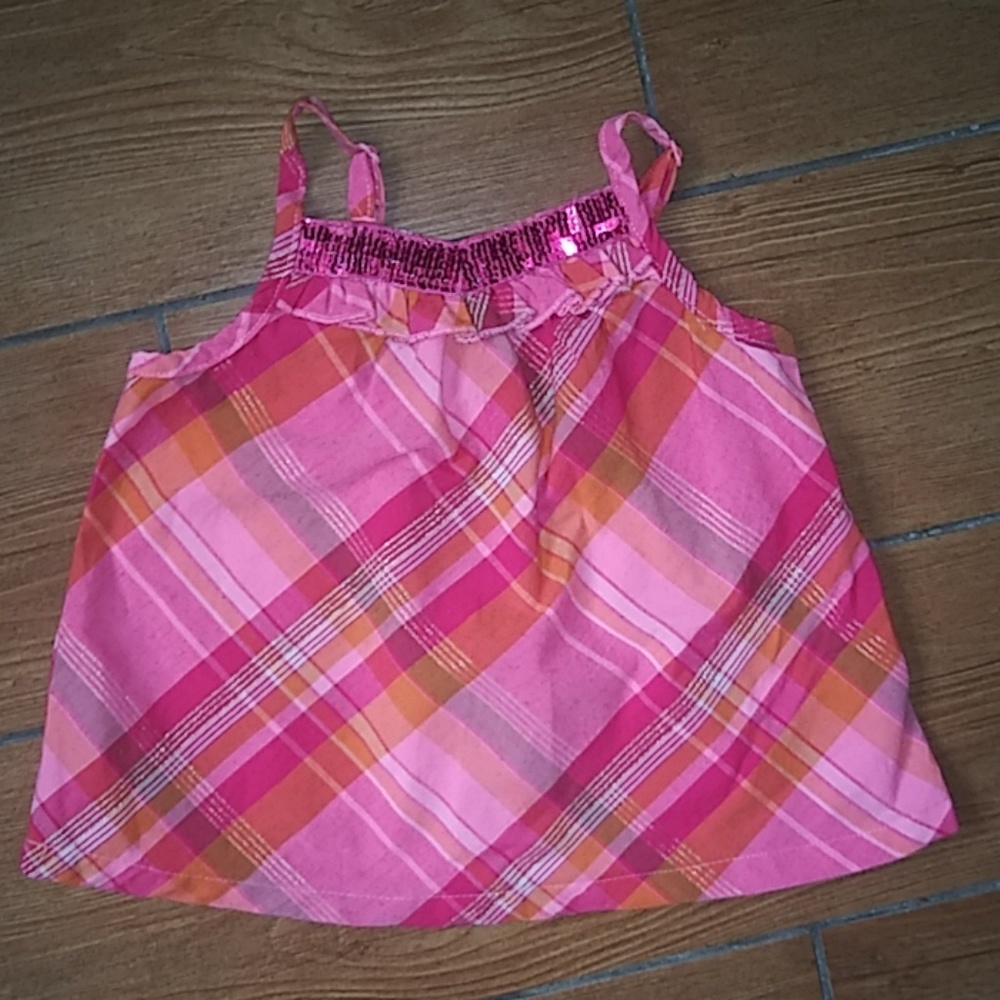 Super Pretty Toddler Girls Plaid Top